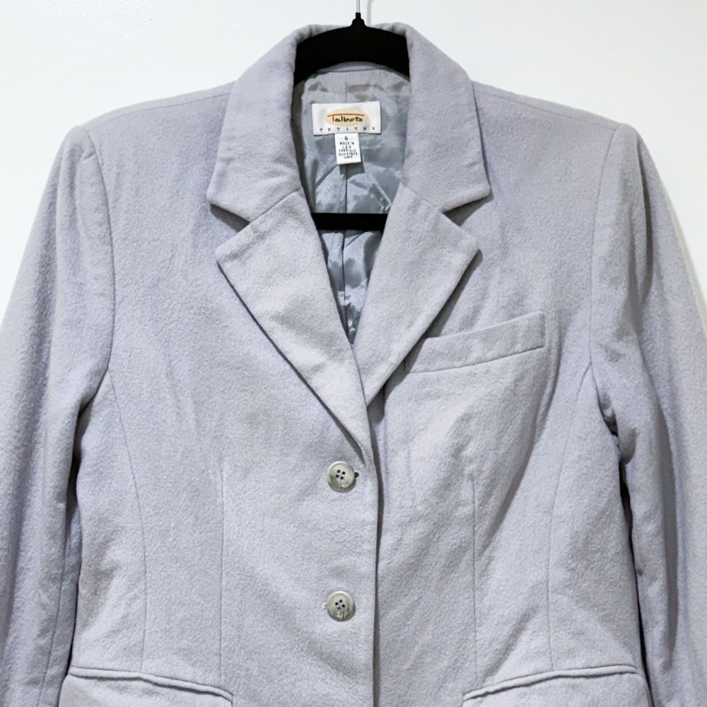 90s Talbots Gray Cashmere Women's Blazer